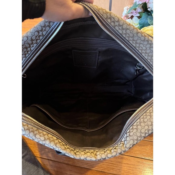 Coach Mini Signature Hudson Computer Laptop Business Briefcase Bag #70058 (pu160 - Picture 8 of 11